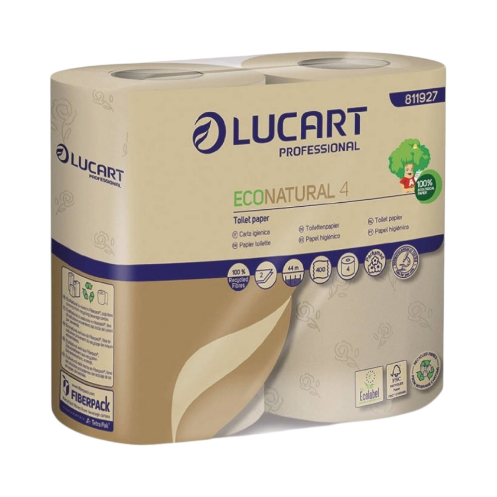 Toaletný papier LUCART ECO Natural 4ks