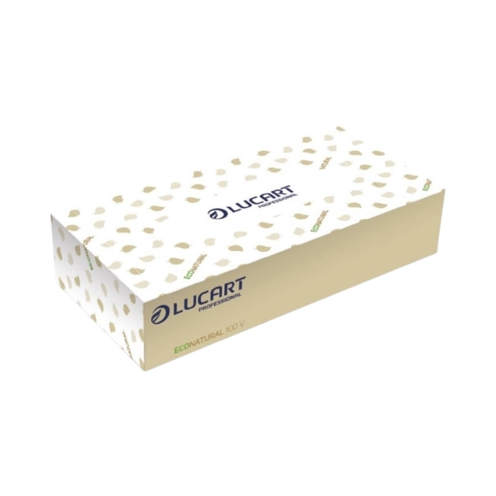 Vreckovky v krabičke LUCART ECO Natural 2-vrstvové 100ks
