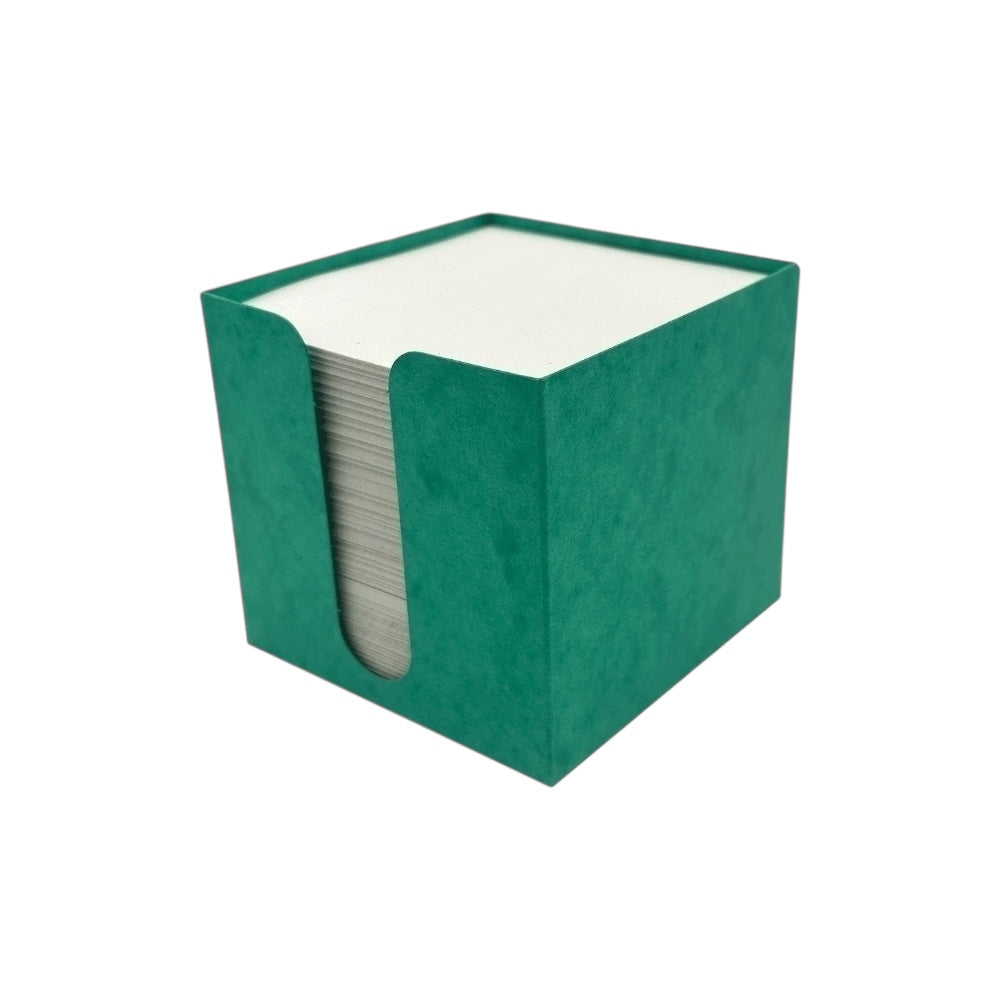 HIT Zásobník Prešpán zelený 9x9x8,5cm poznámková kocka