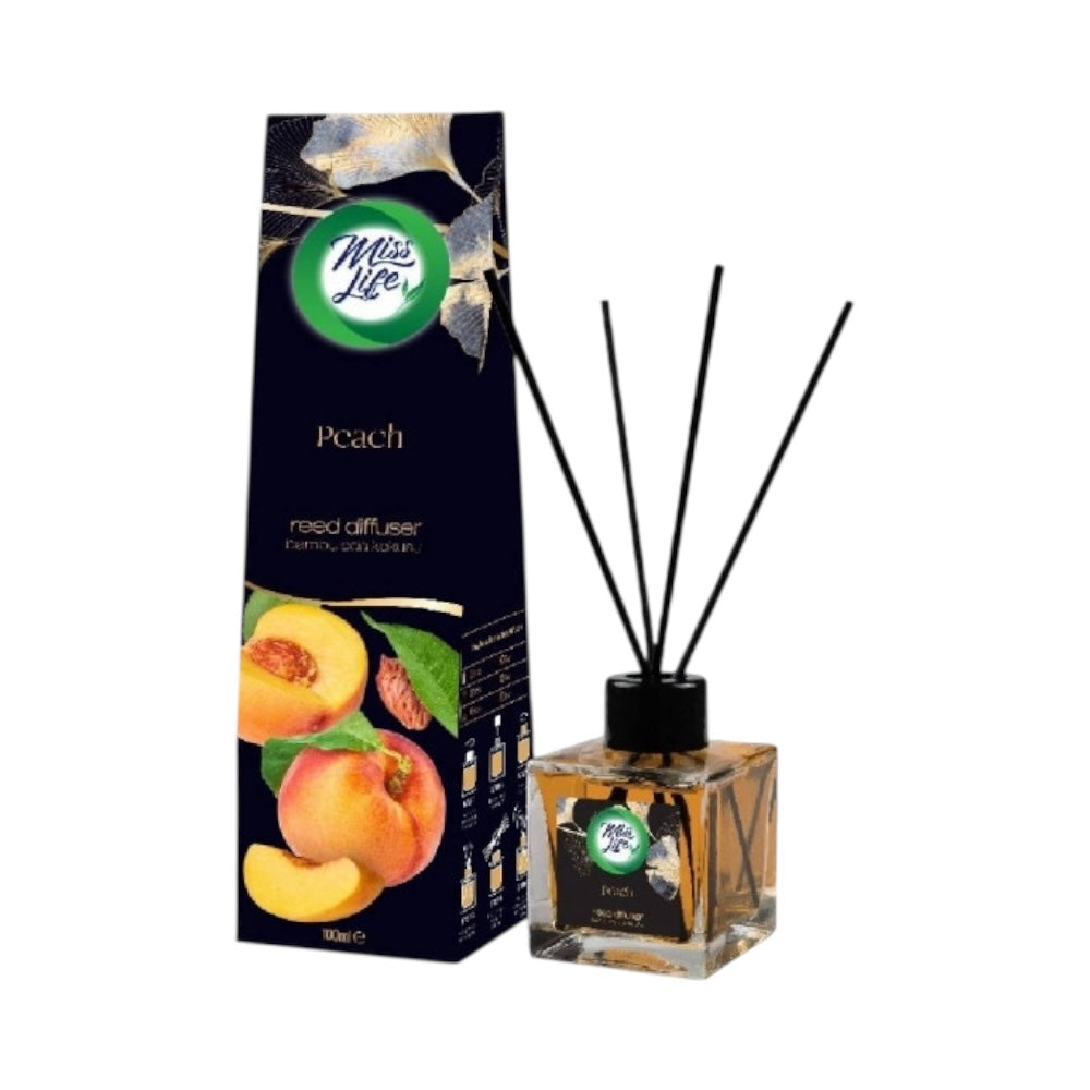 Miss Life osviežovač vzduchu tyčinkový 100ml Peach