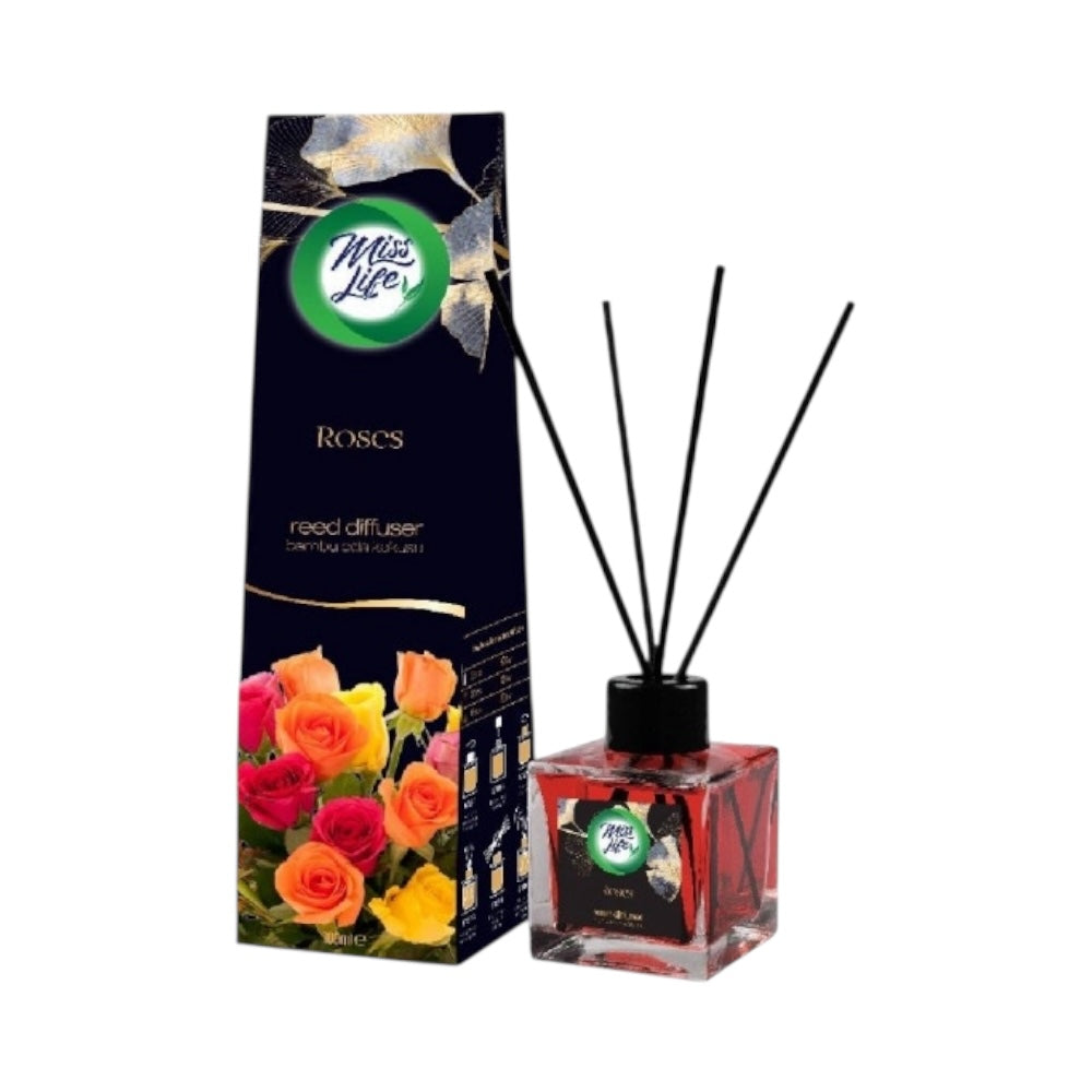 Miss Life osviežovač vzduchu tyčinkový 100ml Rose