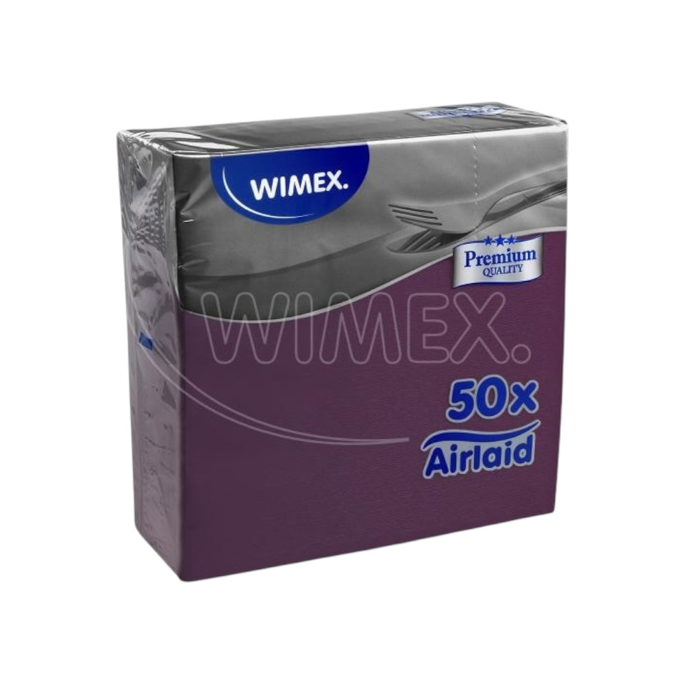 Servítky premium 40x40 tmavo-fialové 50ks