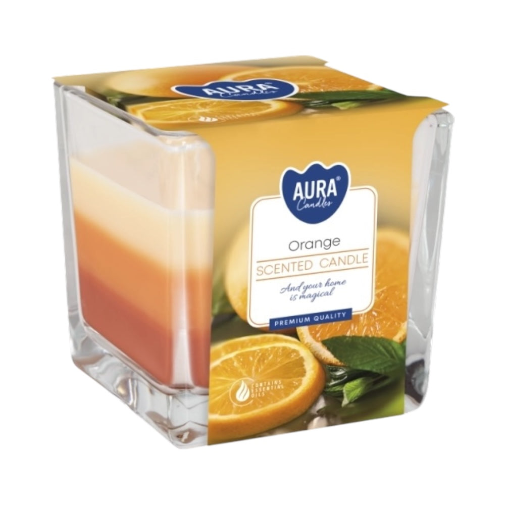 AURA Candles vonná sviečka v skle 170g orange