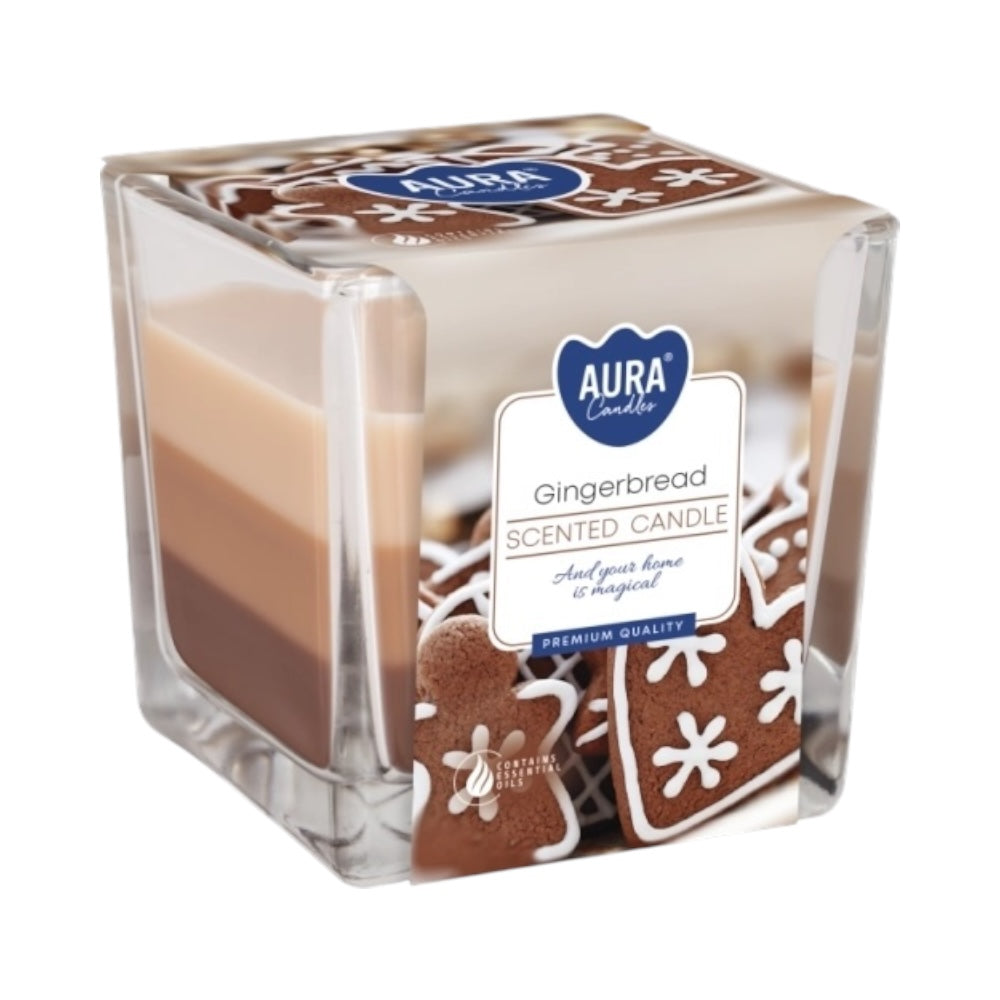 AURA Candles vonná sviečka v skle 170g Gingerbread