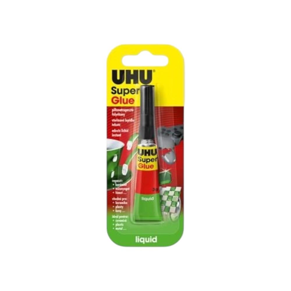 UHU Sekundové lepidlo 3g Super Glue Liquid