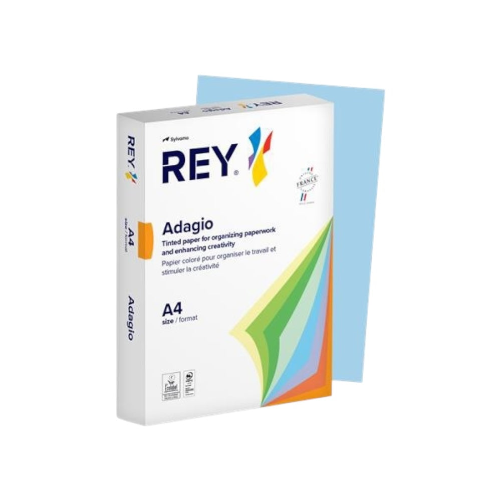 Papier REY Adagio A4 80g 500ks Pastel modrý