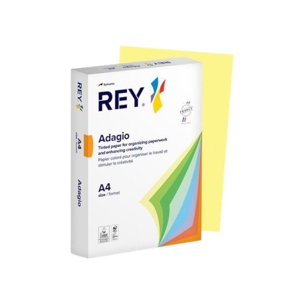 Papier REY Adagio A4 80g 500ks Pastel žltý
