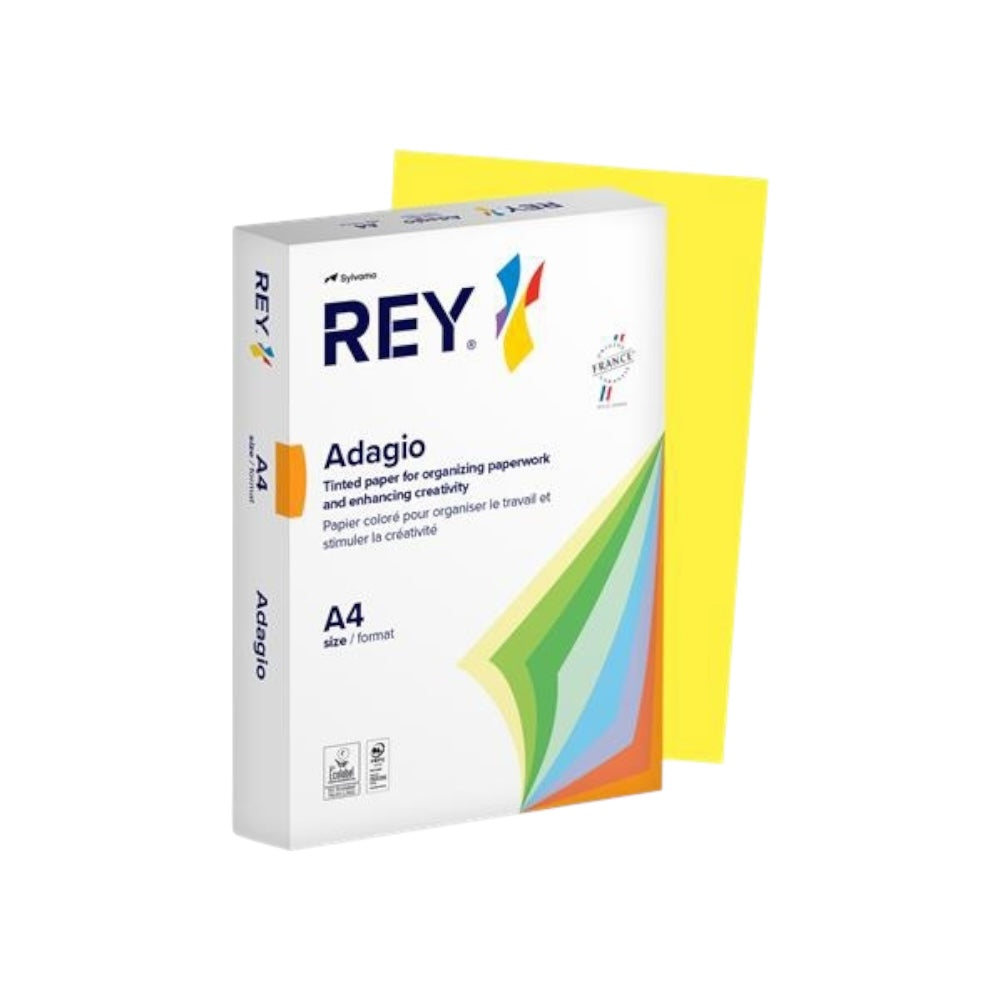 Papier REY Adagio A4 80g 500ks Intense žltý