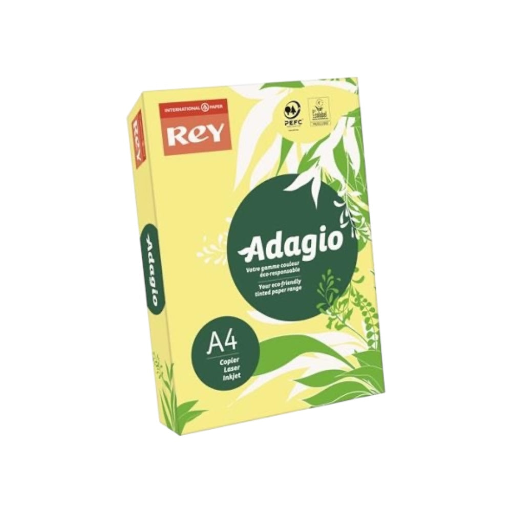 Papier REY Adagio A4 80g 500ks Neon banán