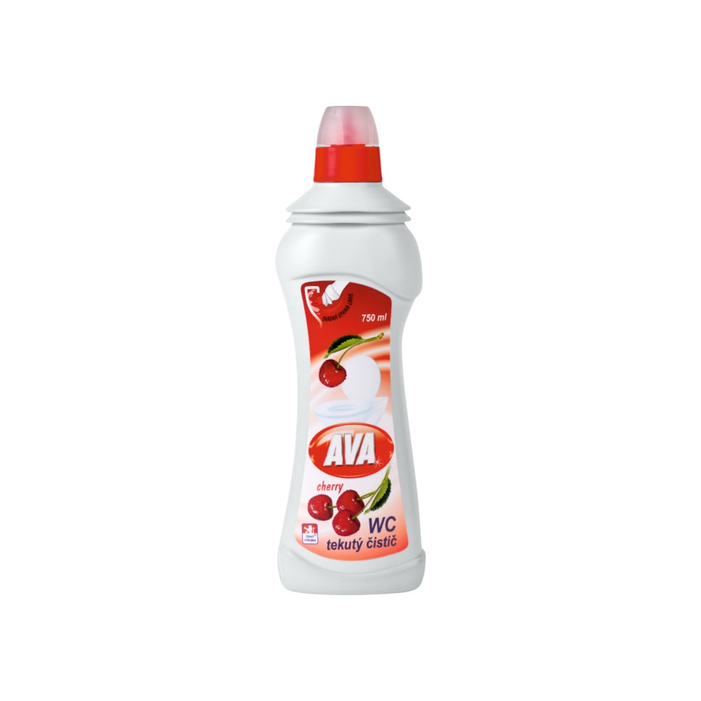 AVA Tekutý čistič WC 750ml Cherry