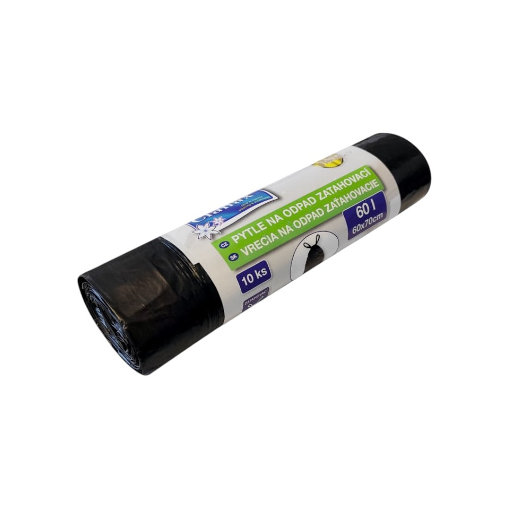 Vrecia Clanax LDPE zaťahovacie 60x70cm 60L 10ks