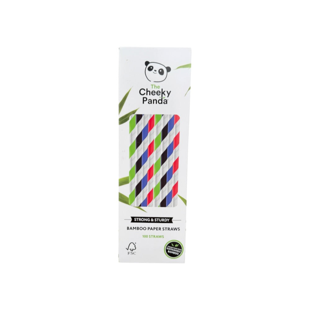 Slamka bambusová Cheeky Panda 6mm 20cm 100ks