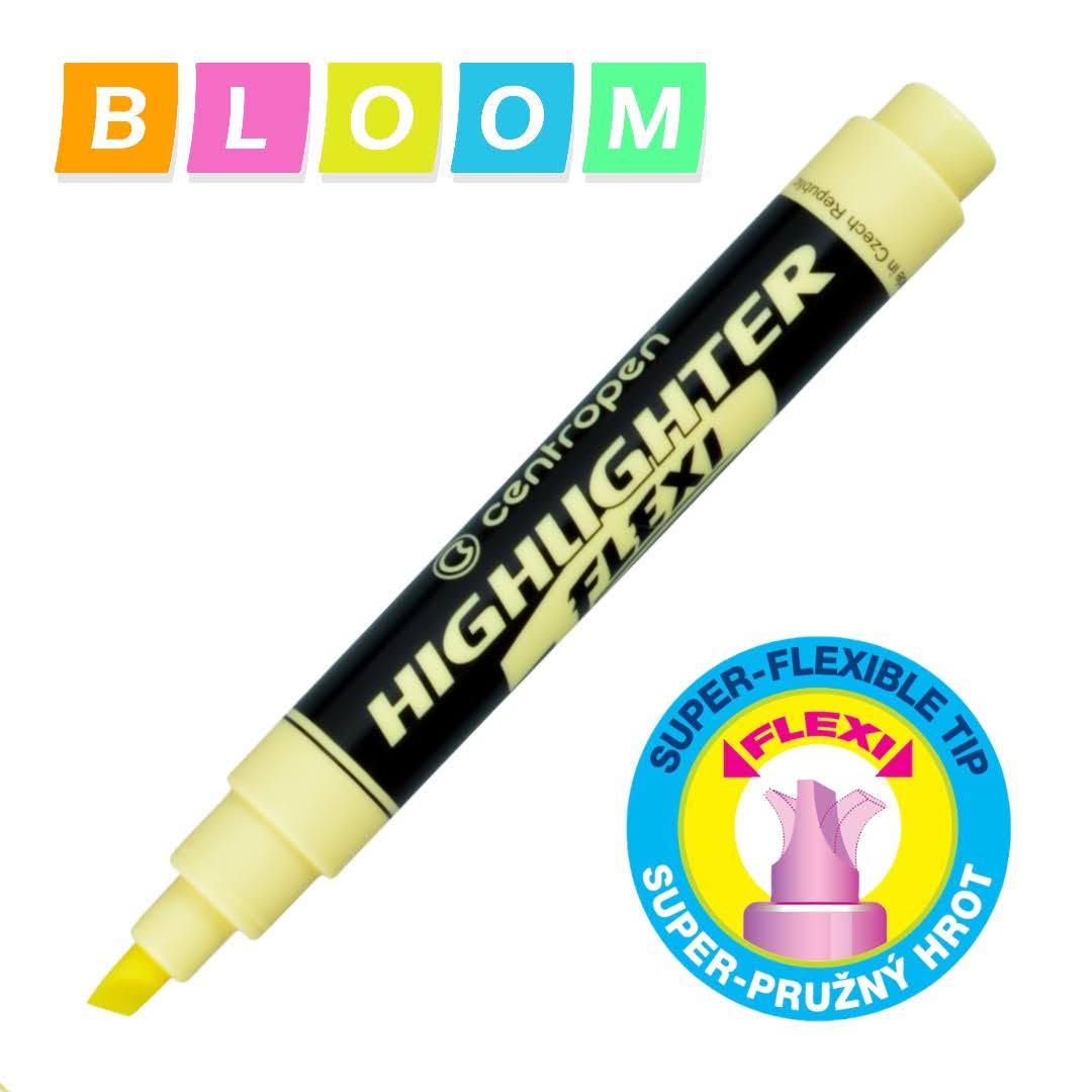 Centropen 8542 FLEXI SOFT žltý