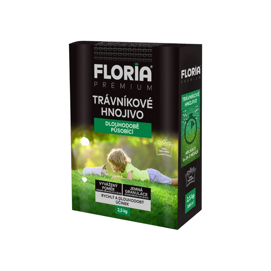 FLORIA Hnojivo trávnikové dlhodobopôsobiace 2,5kg