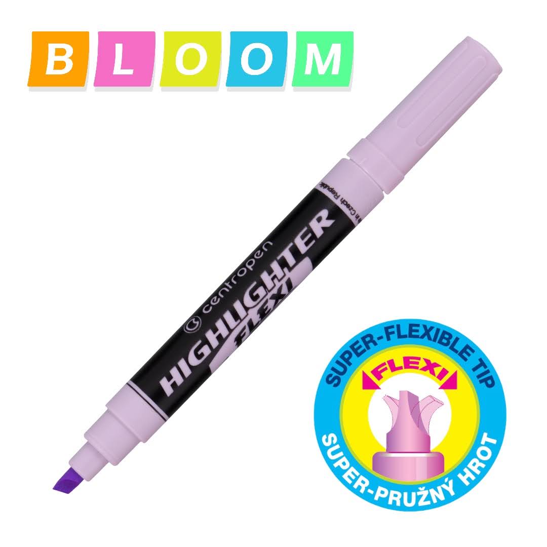 Centropen 8542 FLEXI SOFT fialový