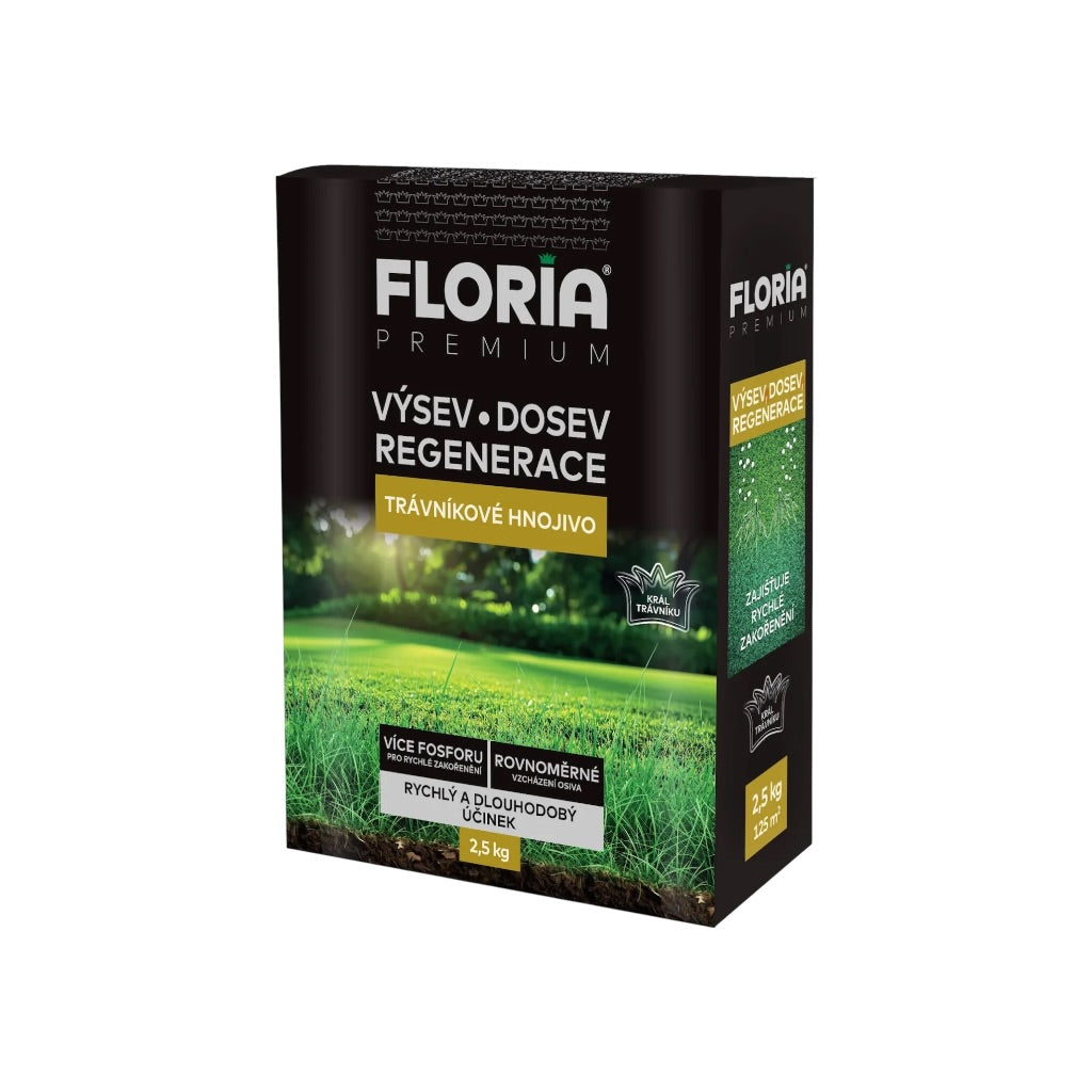 FLORIA Hnojivo trávnikové na výsev a dosev 2,5kg
