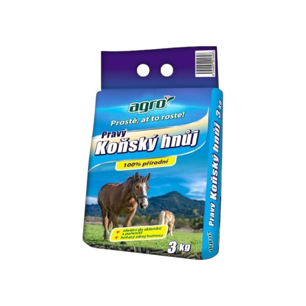 Pravý konský hnoj 3kg