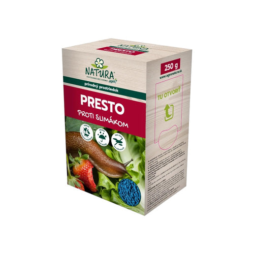 AGRO NATURA Presto granule proti slimákom 250g