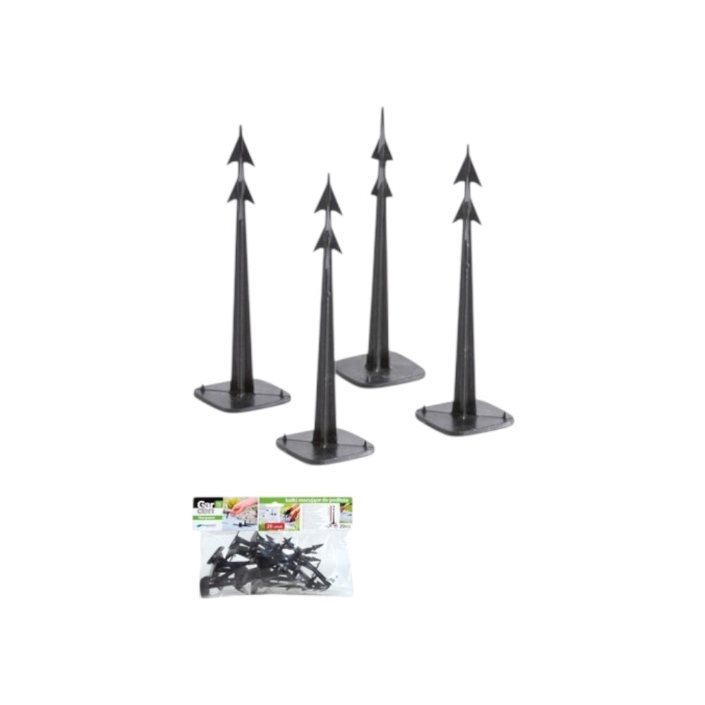 Kolík kotviaci 125mm 50ks čierny
