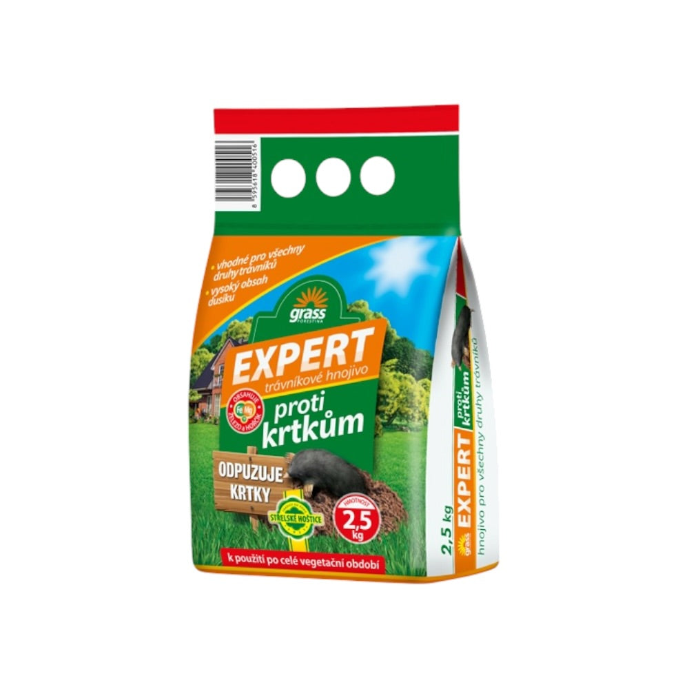 Forestina Hnojivo na trávu proti krtom 2,5kg Expert