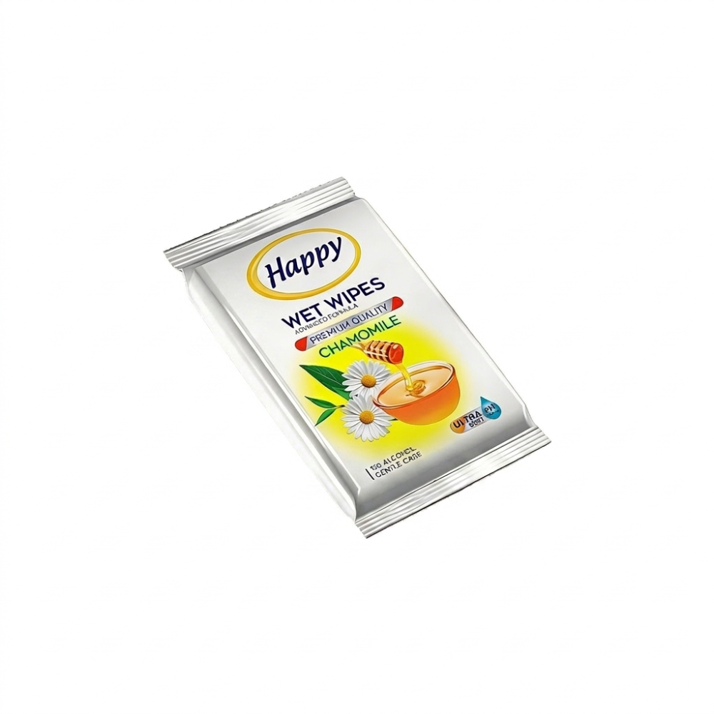 HAPPY Pocket Vlhčené utierky Chamomile 10ks