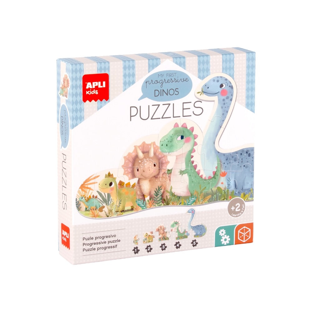 APLI Puzzle edukačné My First Dinos 15ks 2+