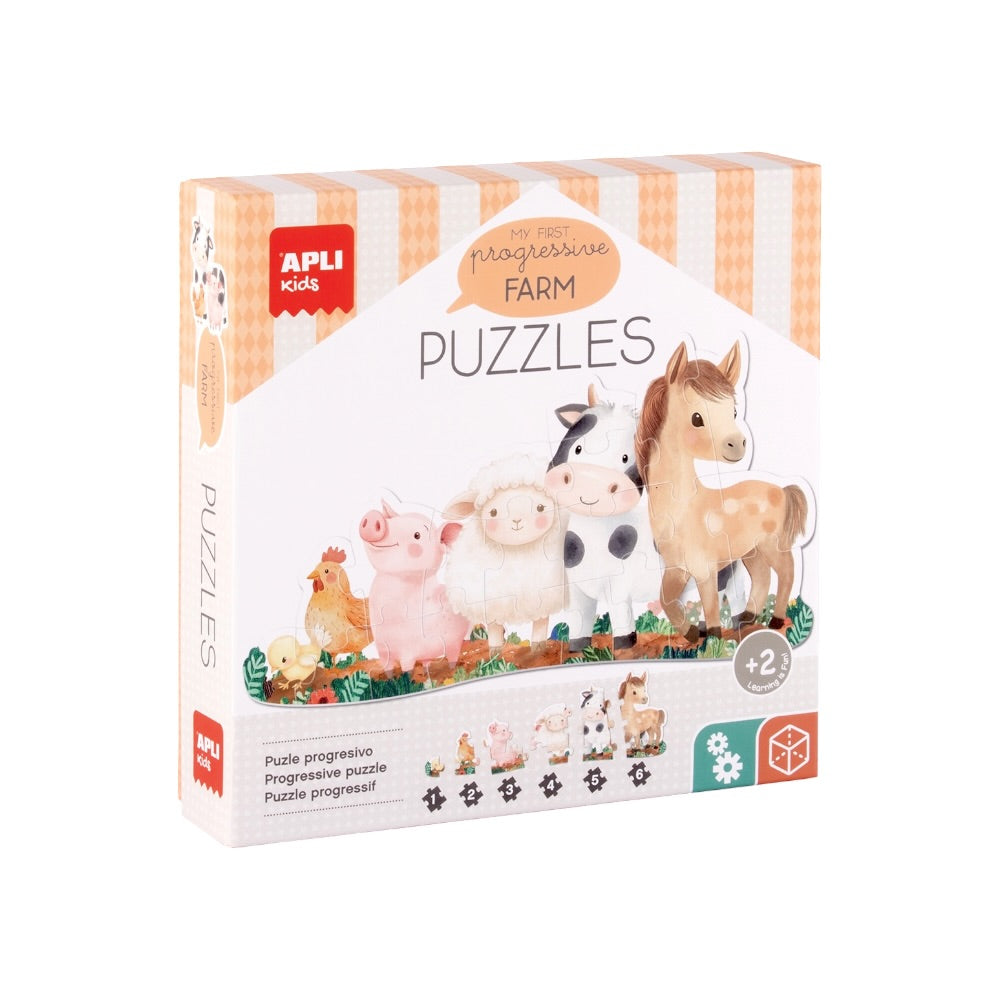 APLI Puzzle edukačné My First Farm 21ks 2+