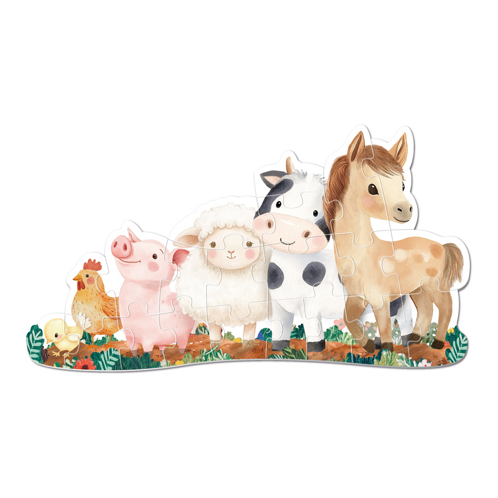 APLI Puzzle edukačné My First Farm 21ks 2+