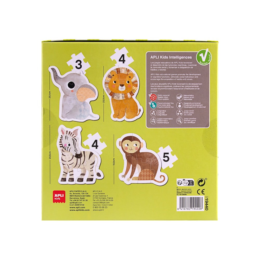 APLI Puzzle edukačné My First Savannah 16ks 2+