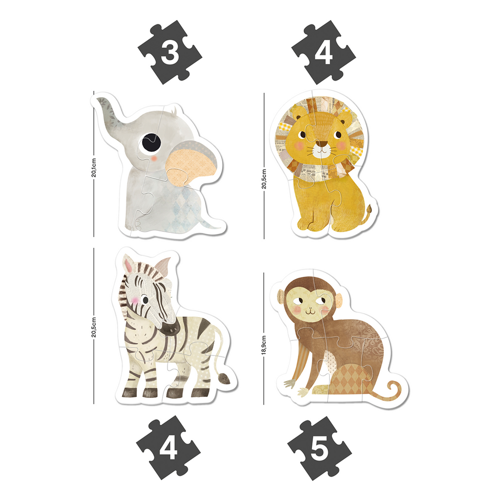 APLI Puzzle edukačné My First Savannah 16ks 2+