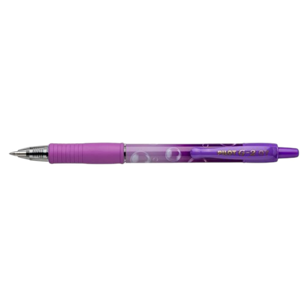 Pilot Pero gélové G-2 Purple Bubble klikacie 07 modré