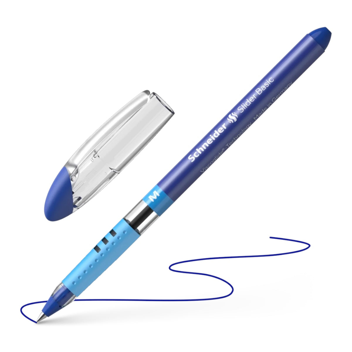 Schneider Pero "Slider Basic M" guľôčkové 0,5mm modré