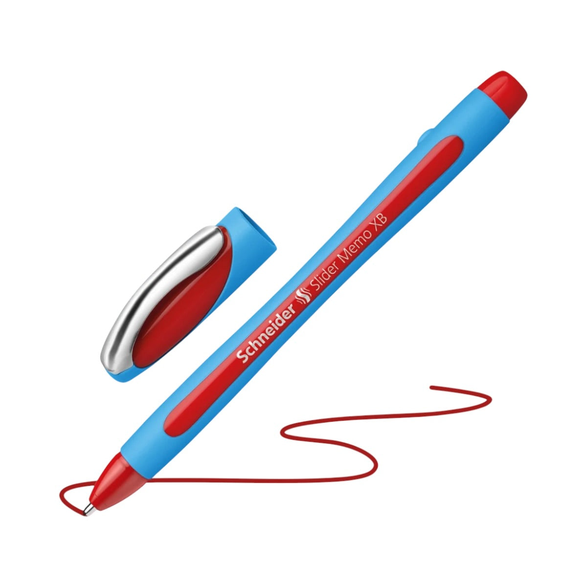 Schneider Pero "Slider Memo XB" guľôčkové 0,7mm červené