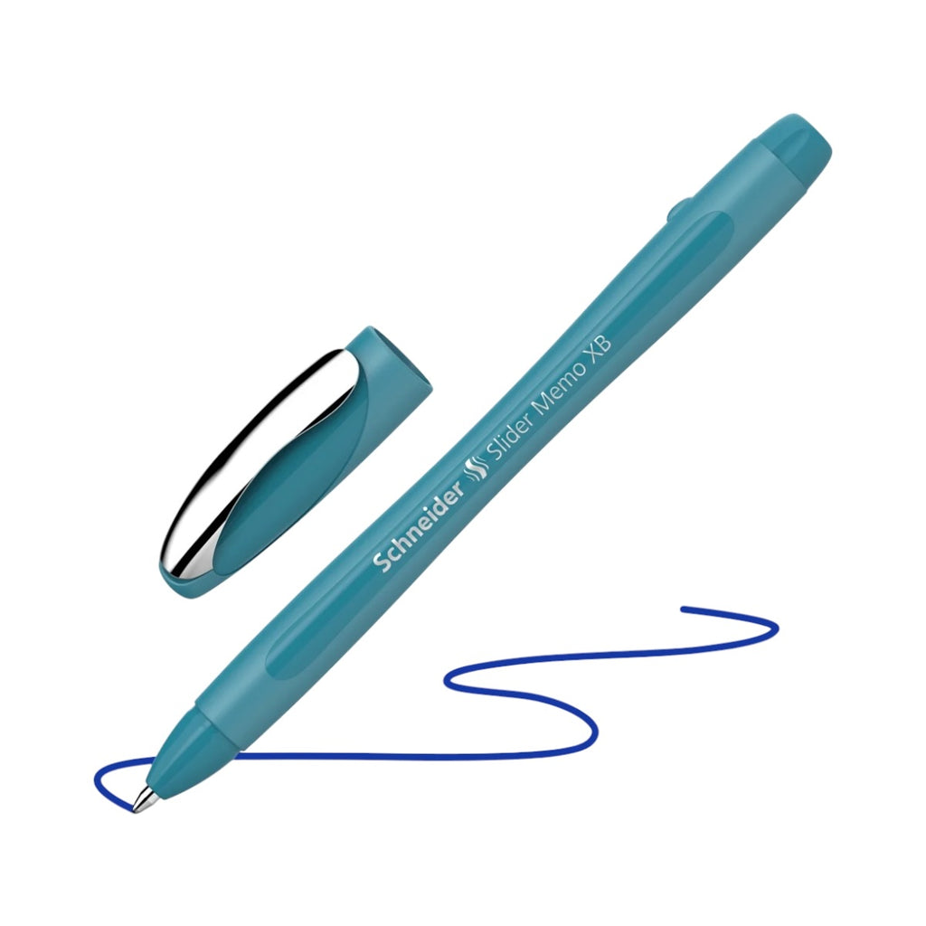 Schneider Pero "Slider Memo XB" Teal 0,7mm modrá náplň