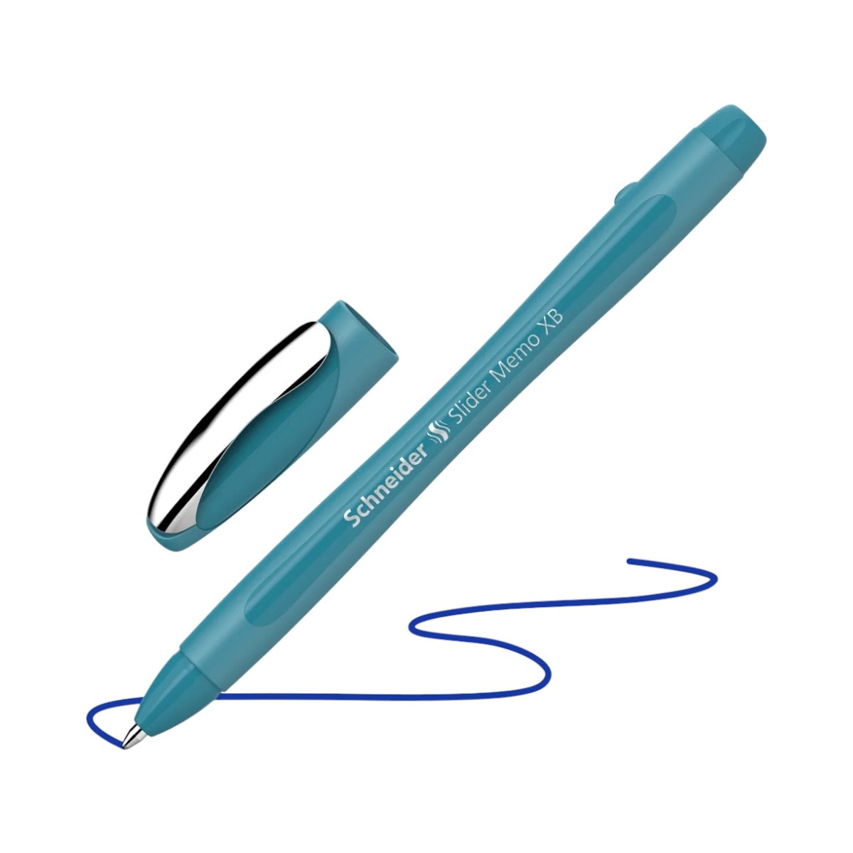 Schneider Pero "Slider Memo XB" Teal 0,7mm modrá náplň