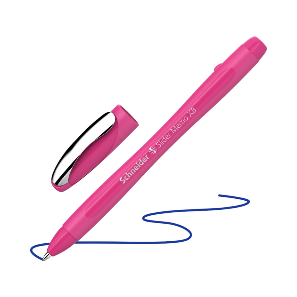 Schneider Pero "Slider Memo XB" Power Pink 0,7mm modrá náplň