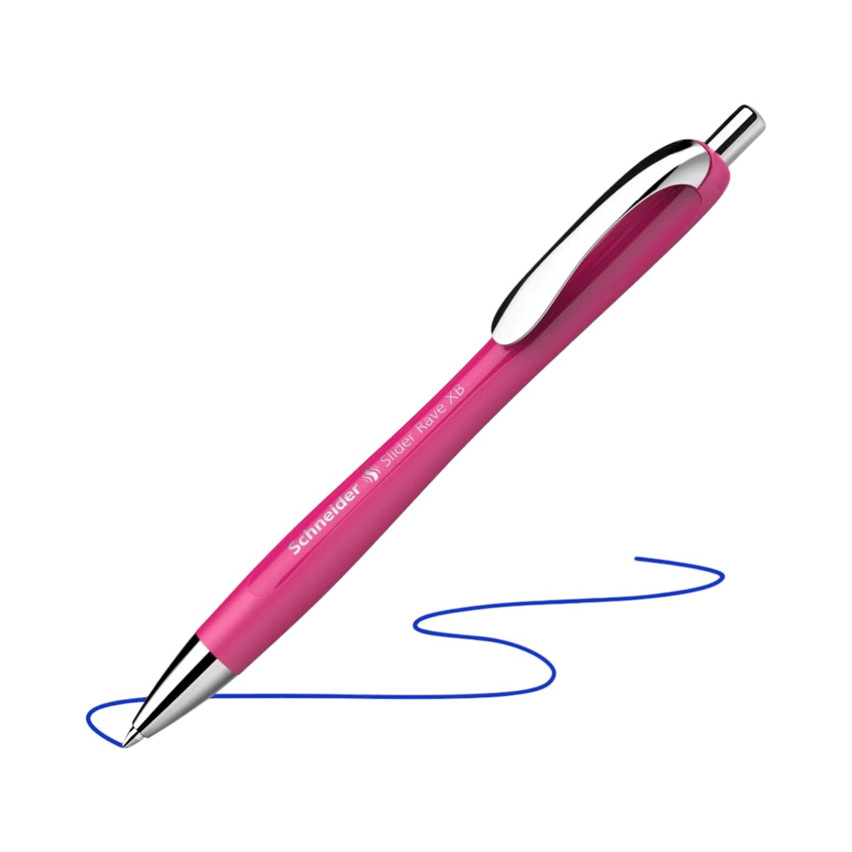 Schneider Pero "Slider Rave XB" Power Pink 0,7mm modrá náplň