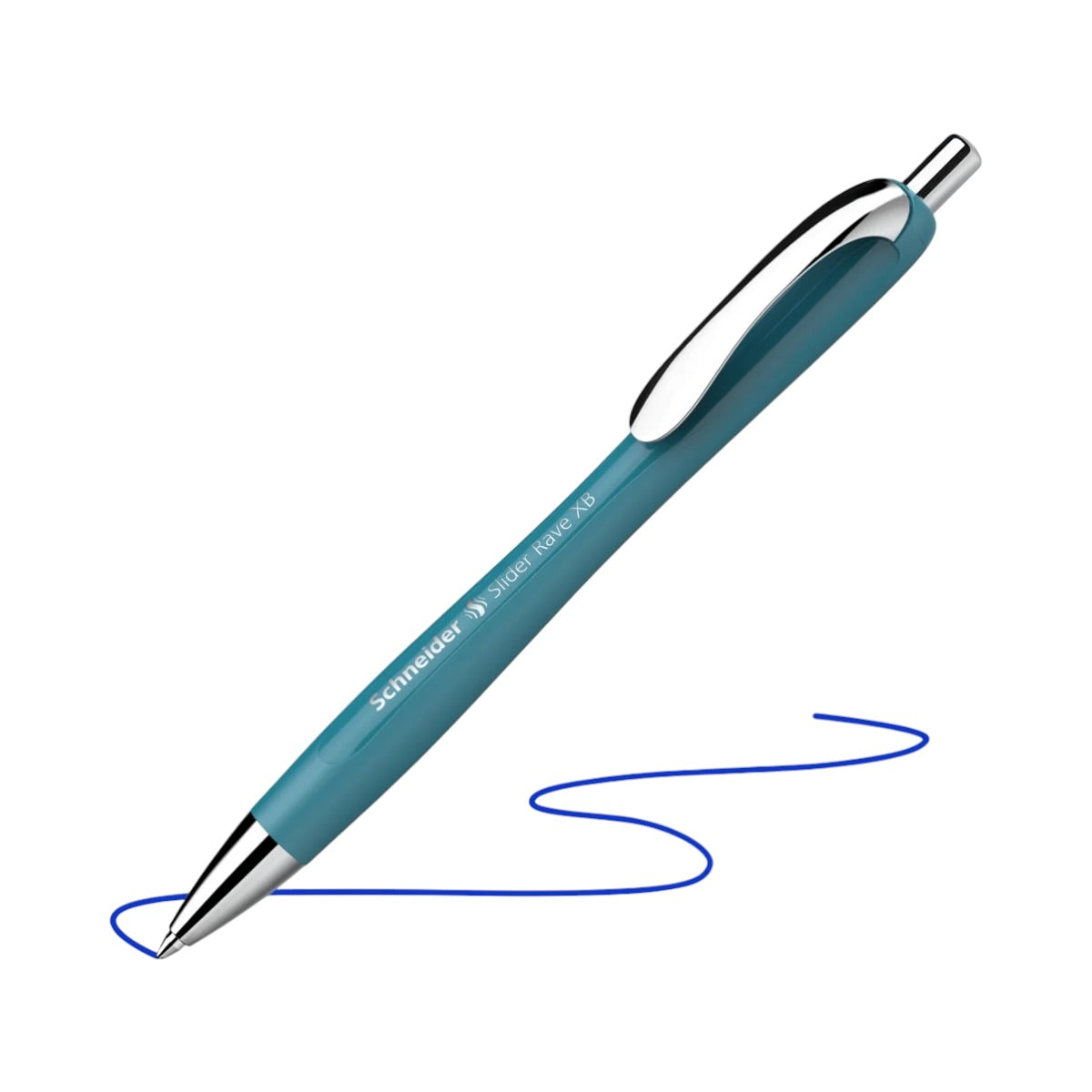 Schneider Pero "Slider Rave XB" Teal 0,7mm modrá náplň