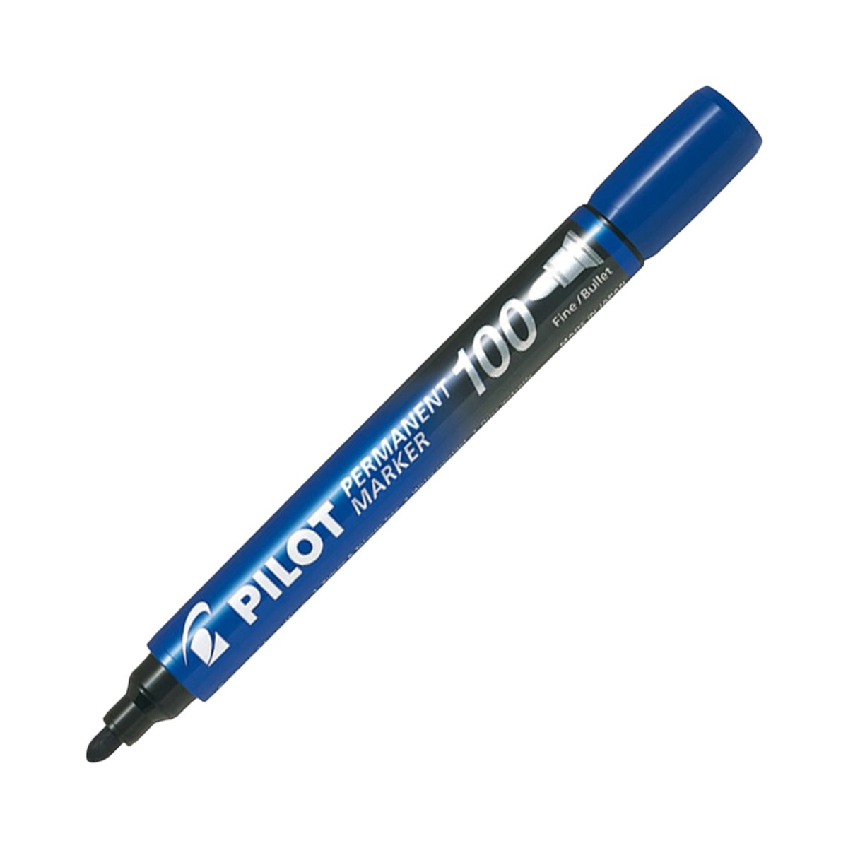 Pilot Popisovač "Permanent Marker 100" 1mm kužeľový hrot modrý