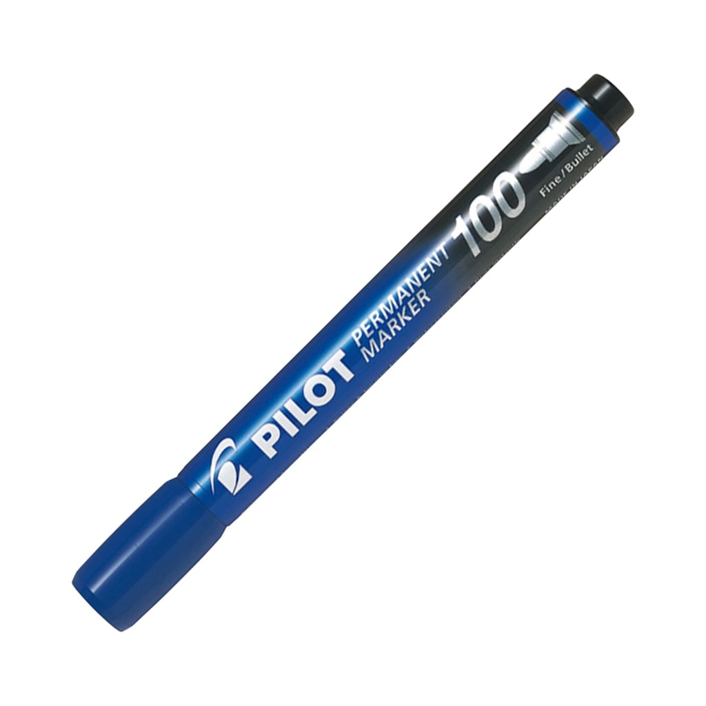 Pilot Popisovač "Permanent Marker 100" 1mm kužeľový hrot modrý