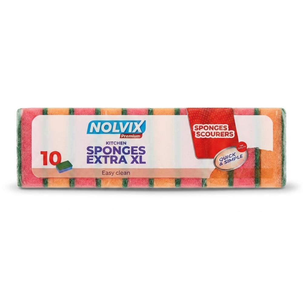 Hubka na riad NOLVIX Premium 9 x 6 x 3cm 10ks