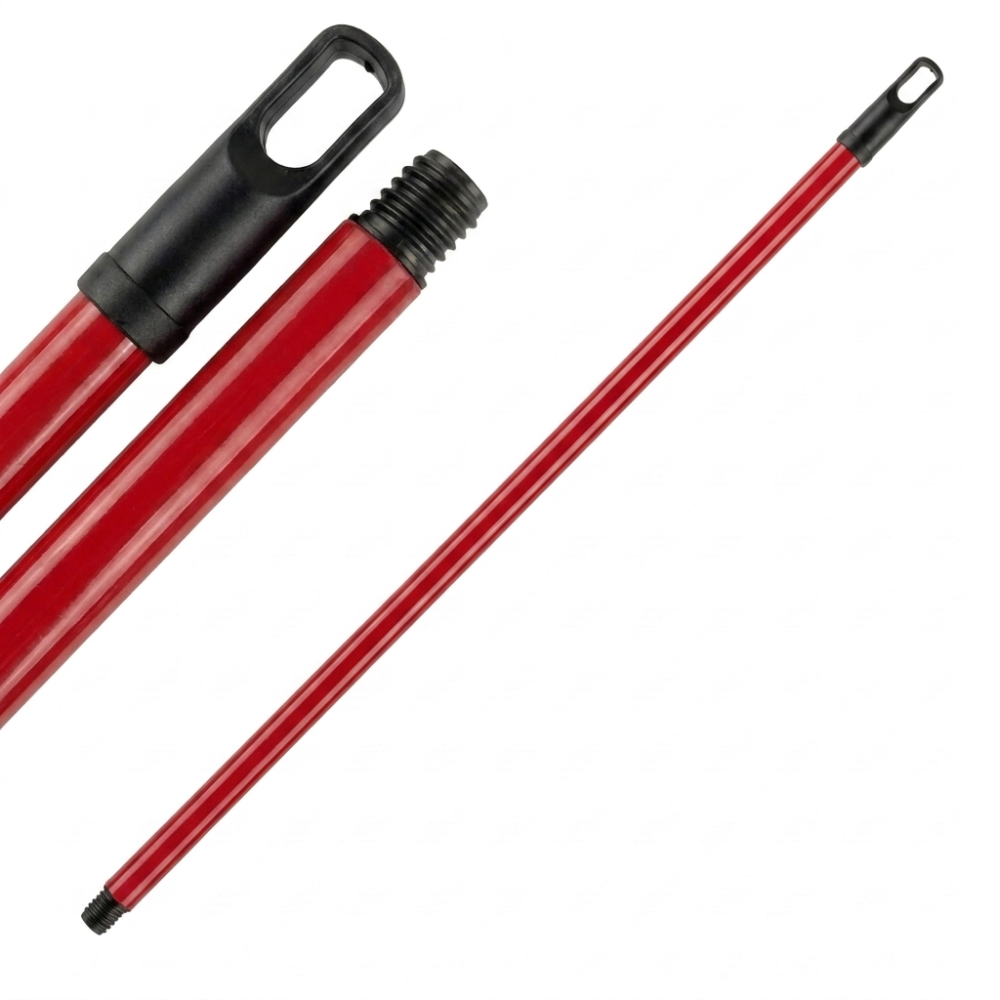 Násada plastová 120cm so závitom 21mm červená