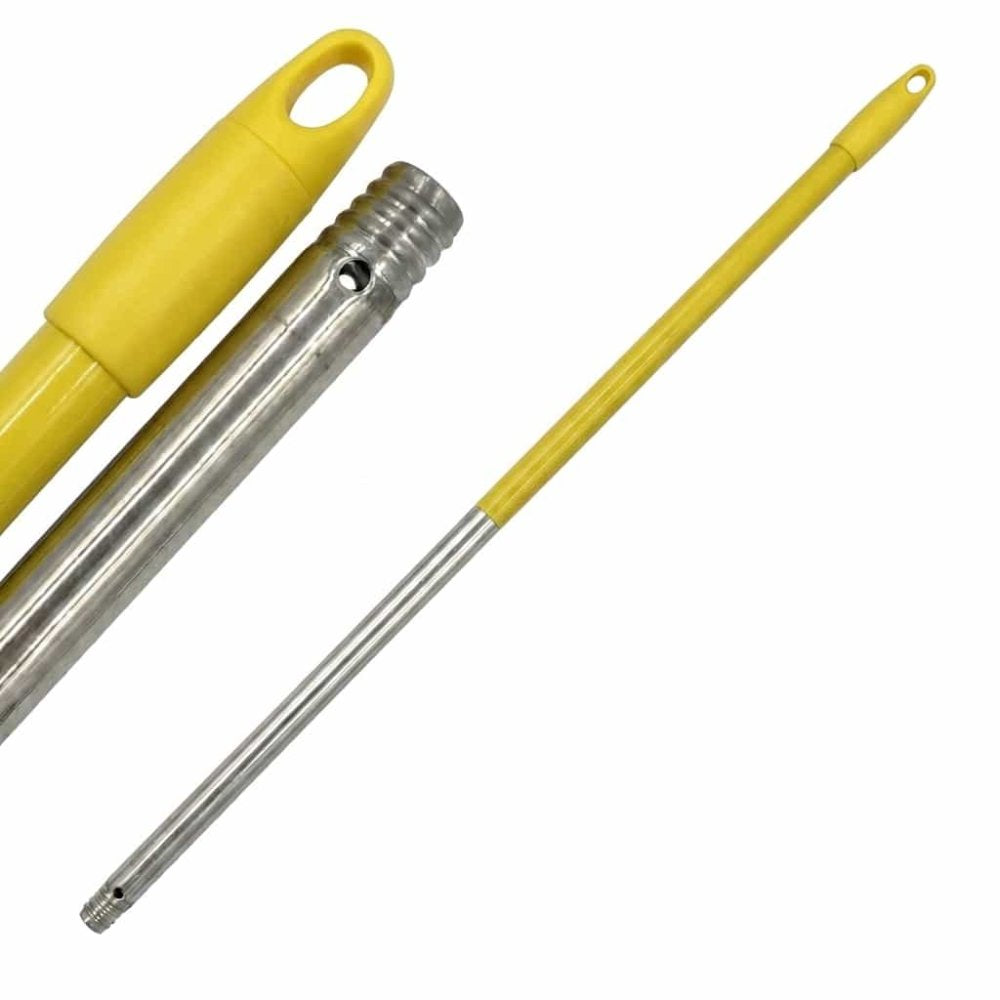 Násada  ALU 140cm s otvorom a závitom 22mm žltá