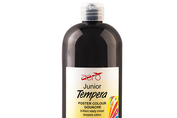 Tempera 1-liter čierna