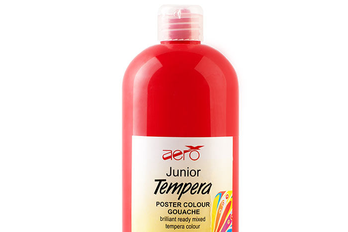 Tempera 1-liter cinober