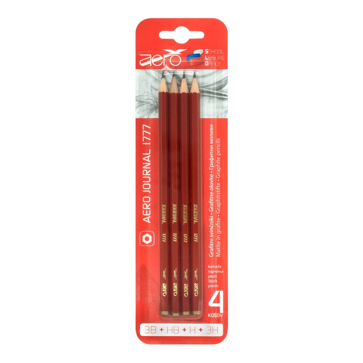 Ceruzky AERO grafitové 4ks