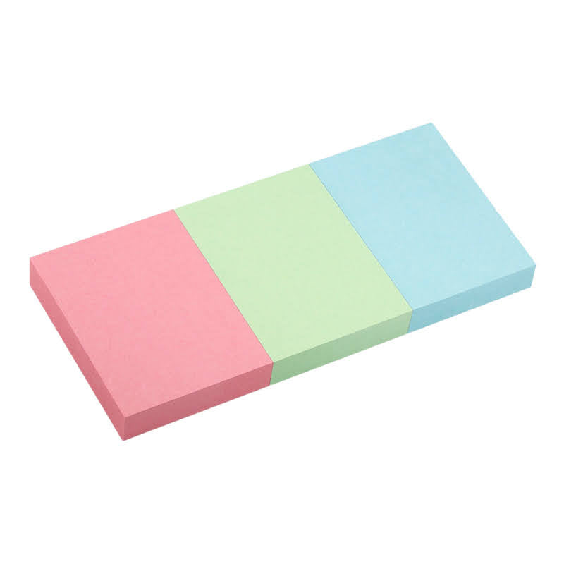 Samolepiaci blok Pastel 40mm x 50mm MIX farieb 3kusy