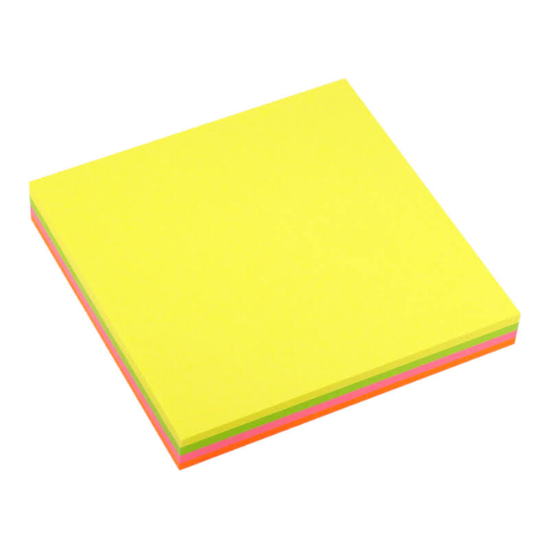 Samolepiaci blok Neon 75mm x 75mm rainbow