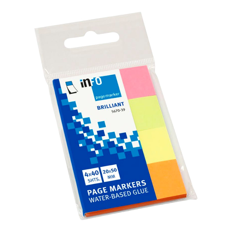 Index 20mm x 50mm brilliant 5670-39