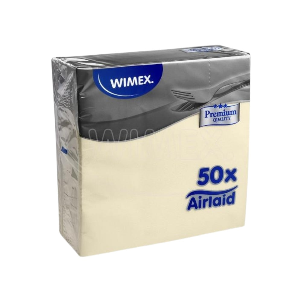 Servítky premium 40x40 béžové 50ks
